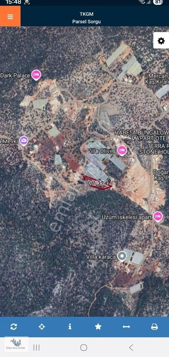 Kaş'ta Full Deniz Manzaralı Arsa... - Görsel 4