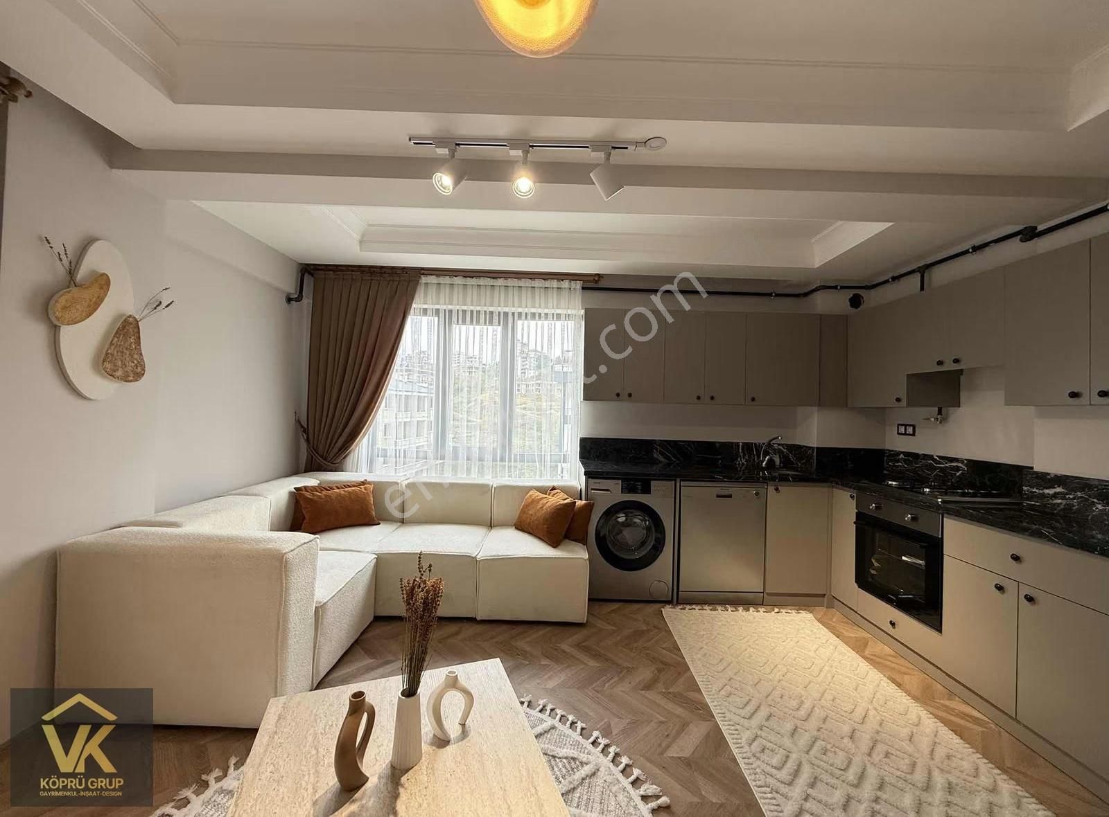 Vk Köprü Grup'tan Satılık - Eşyalı - Cambalkonlu- Özel 1+1 Daire - Görsel 18