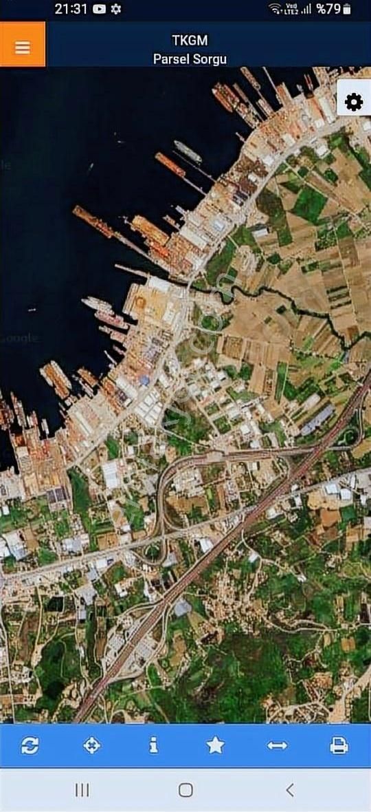 Denize 200 M Uzaklıkta 4 Tarafı Yol Sanayi İmarlı