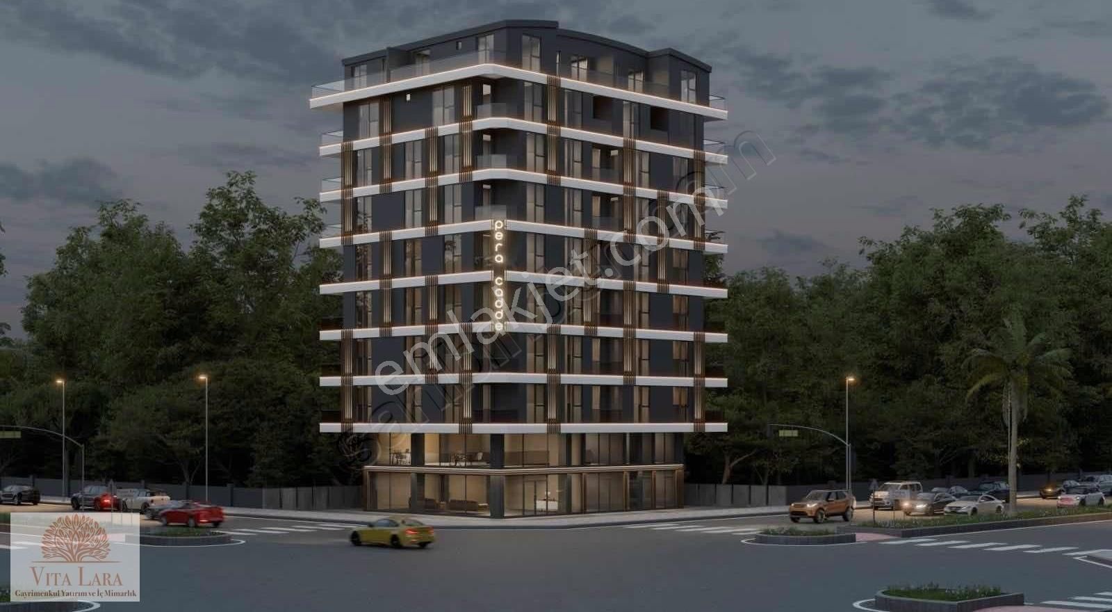Memur Evleri Pera Caddede Kiralık 2+1 Ofis Katı