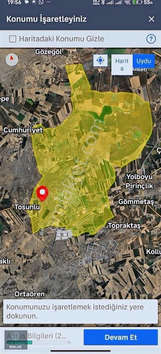 Yolboyu Cumhuriyet Toki Konut Arsası Yanında Satılık Yatırımlık - Görsel 5