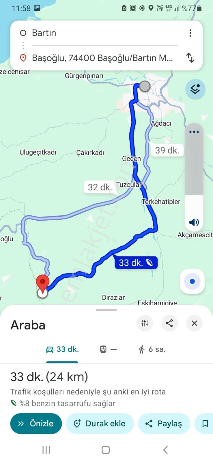 Köy Merkezinde Acil Satılık Arazi - Görsel 4