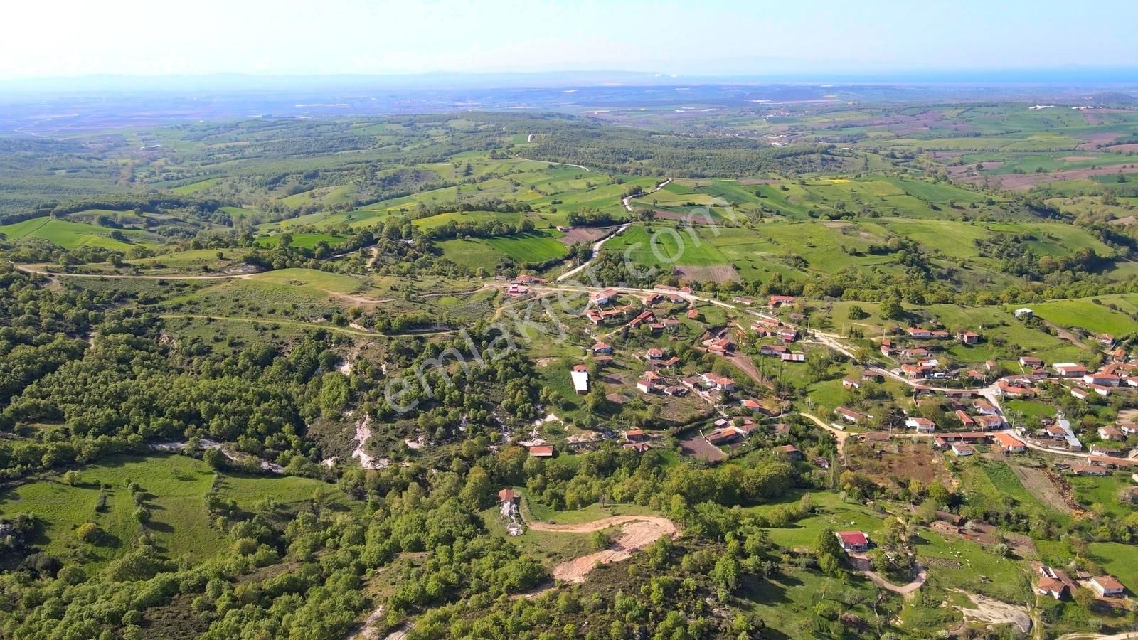 21 Villa Projesi Hazır ! Biga Sazoba'da Köyiçi 7.144 M² Arsa - Görsel 6