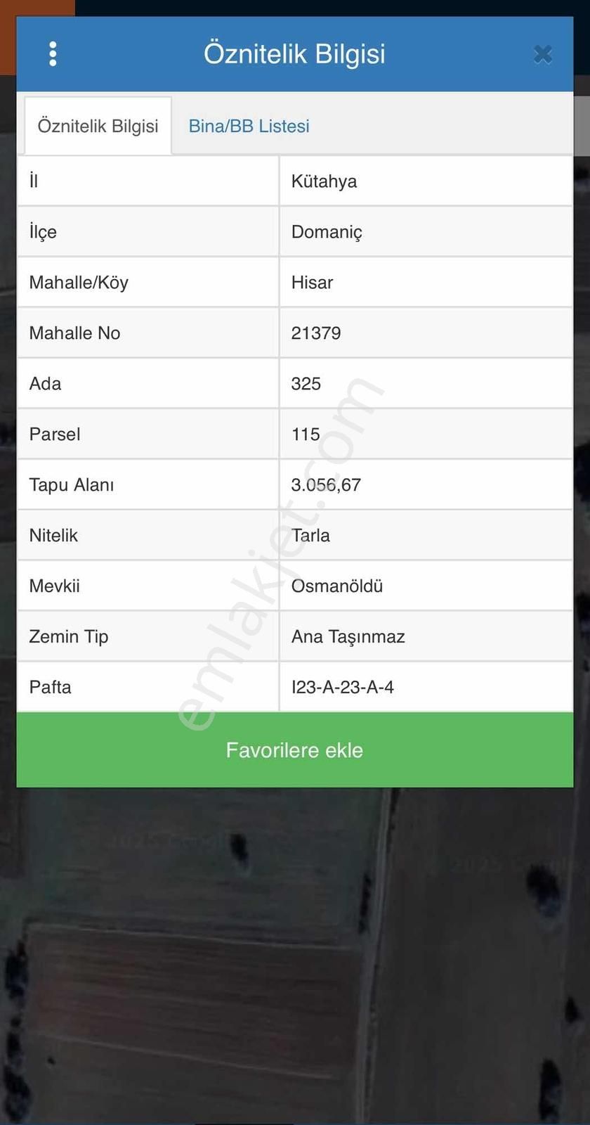 Cb Black'tan Kütahya'da Satılık Tarla - Görsel 2