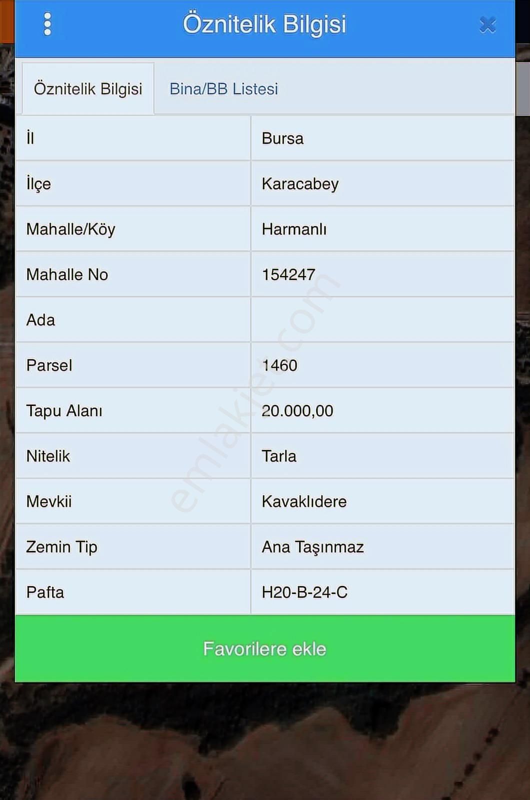 Cb Black'tan Karacabey Harmanlı'da Satılık Tarla - Görsel 3