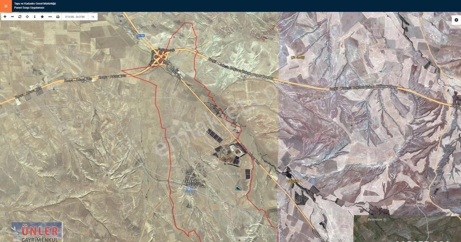 Niğde Ulukışla Tepeköyde 10,300 Metrekare Kuyulu Ev Kiraz Bahçesi - Görsel 3