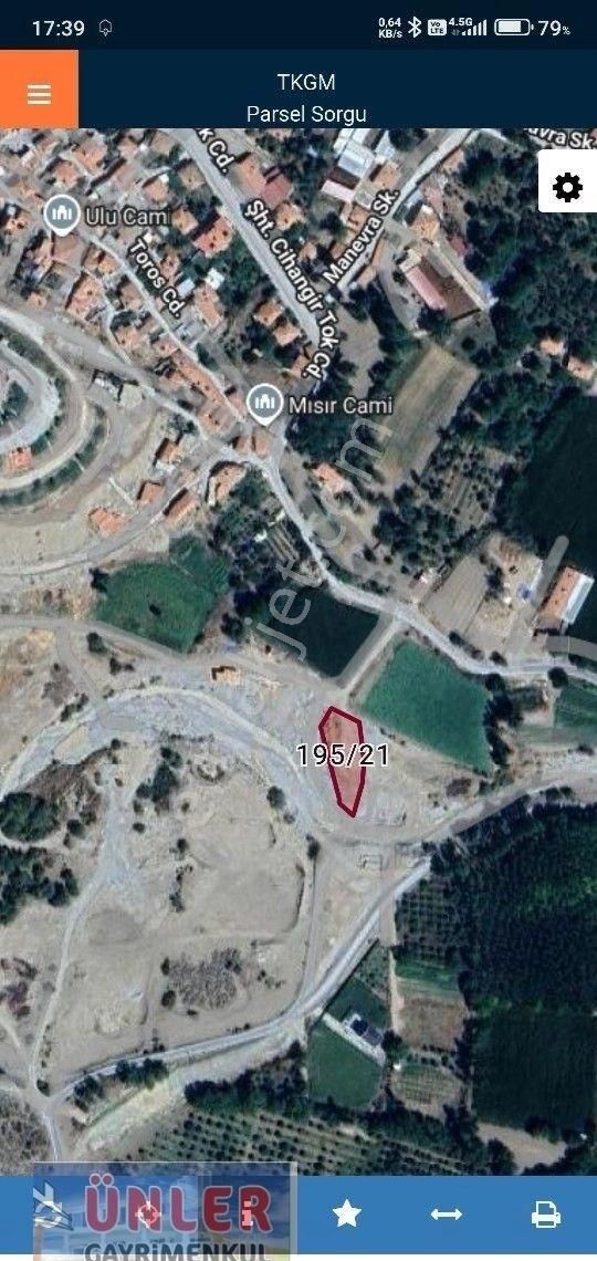 Halkapınar Baraj Yanında 1085 Metrekare Bahçe Elektrik Su Yanında - Görsel 2