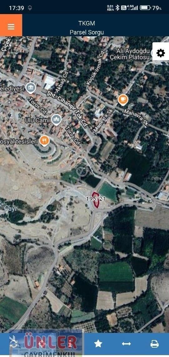Halkapınar Baraj Yanında 1085 Metrekare Bahçe Elektrik Su Yanında - Görsel 7