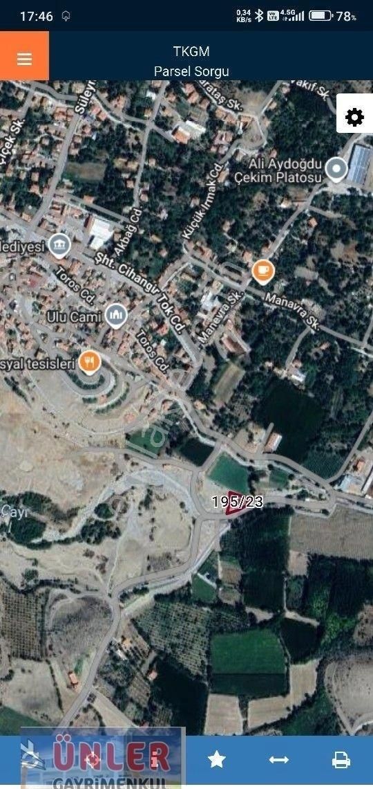 Halkapınar Saybaşı Tesisleri Altında Baraj Manzaralı 1077 Metrekare Bahçe Tek Tapu - Görsel 2