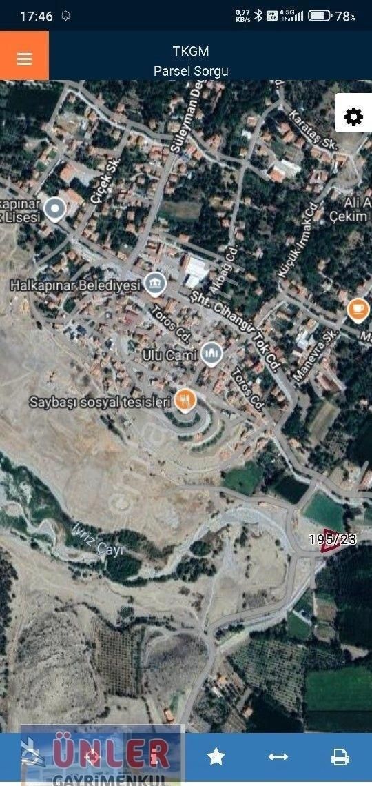 Halkapınar Saybaşı Tesisleri Altında Baraj Manzaralı 1077 Metrekare Bahçe Tek Tapu - Görsel 9