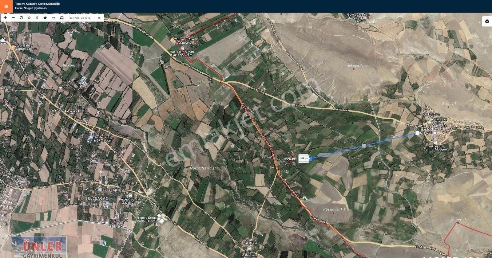 Sarıca İle Tont Arasında Tek Tapu Elektrik Ve Su Olan Yerde Satılık Bahçemiz - Görsel 14