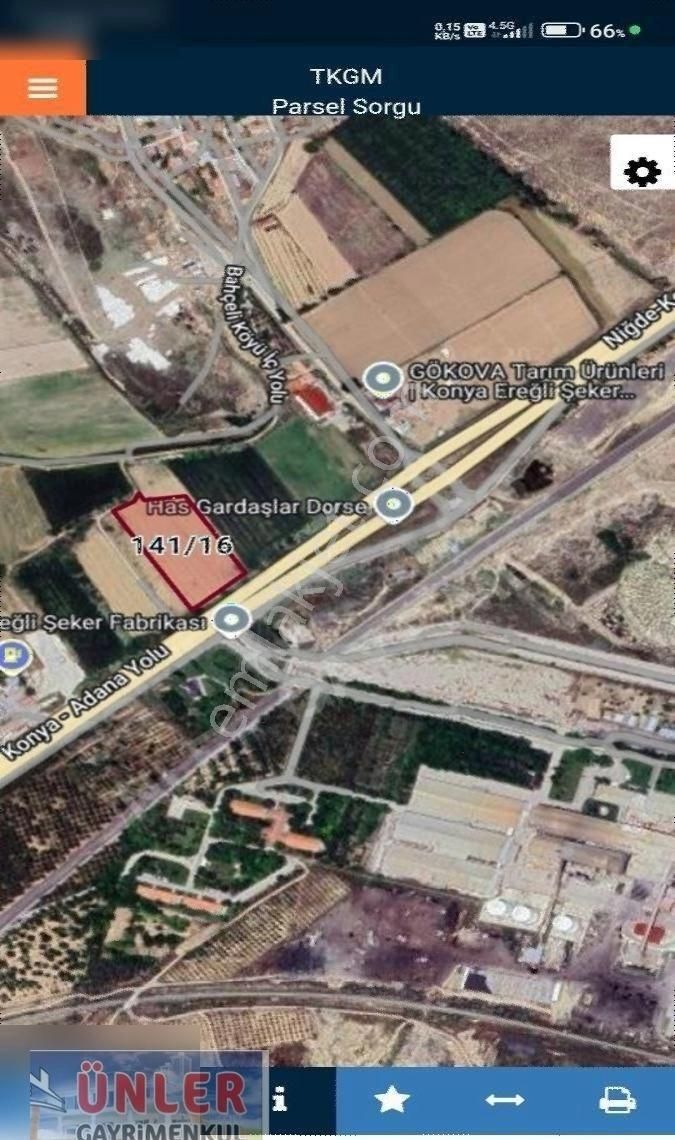 Konya Adana Yolu Üzerinde Şeker Fabrikası Karşısında Ticari Arsa - Görsel 11