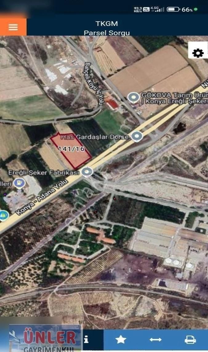 Konya Adana Yolu Üzerinde Şeker Fabrikası Karşısında Ticari Arsa - Görsel 25