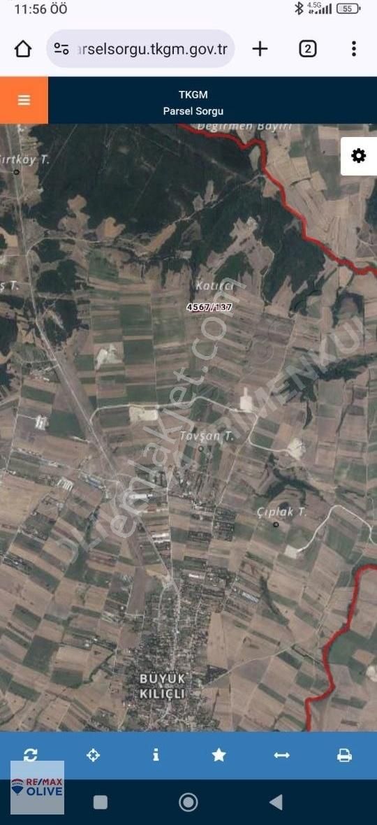 Silivri Büyük Kılıçlı Köyü Satılık Tarla - Görsel 2