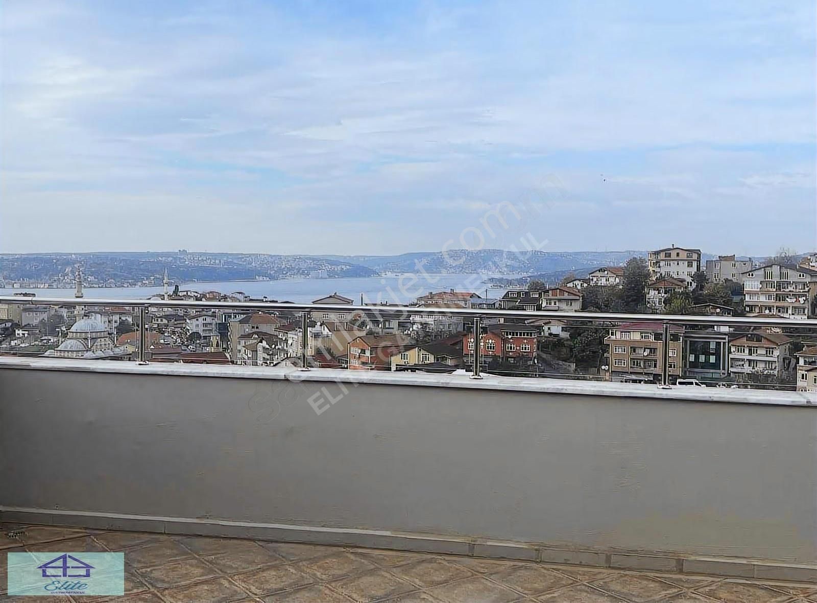 Elite'den Sitede Boğaz Manzaralı Eşyalı Çatı Dubleksi - Görsel 6