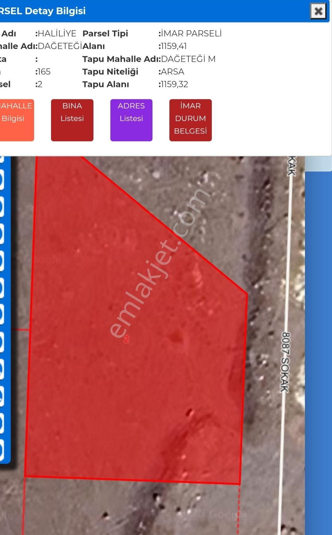 Kılıç Emlak'tan Doktorlar Sitesi Villa Bölgesi Dağeteğin'de Satılık Uygun Arsa - Görsel 8