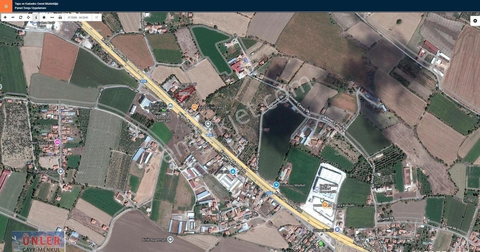 Konya Yolu Cepheli 1928 Metrekare Arsamız Satılıktır - Görsel 4