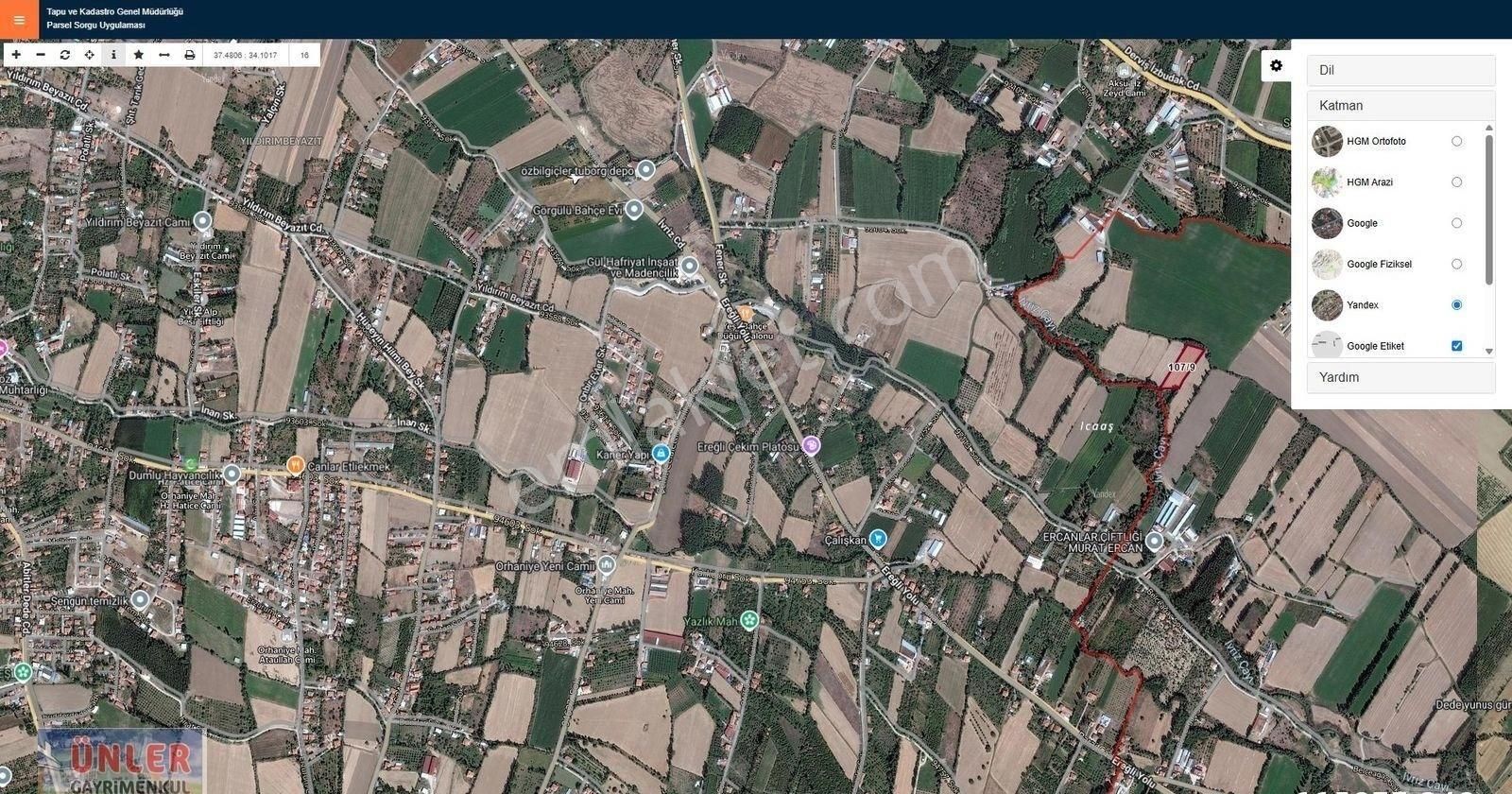 Belceağaçta 4572 Metrekare Tek Tapu Sulu Bahçemiz - Görsel 9