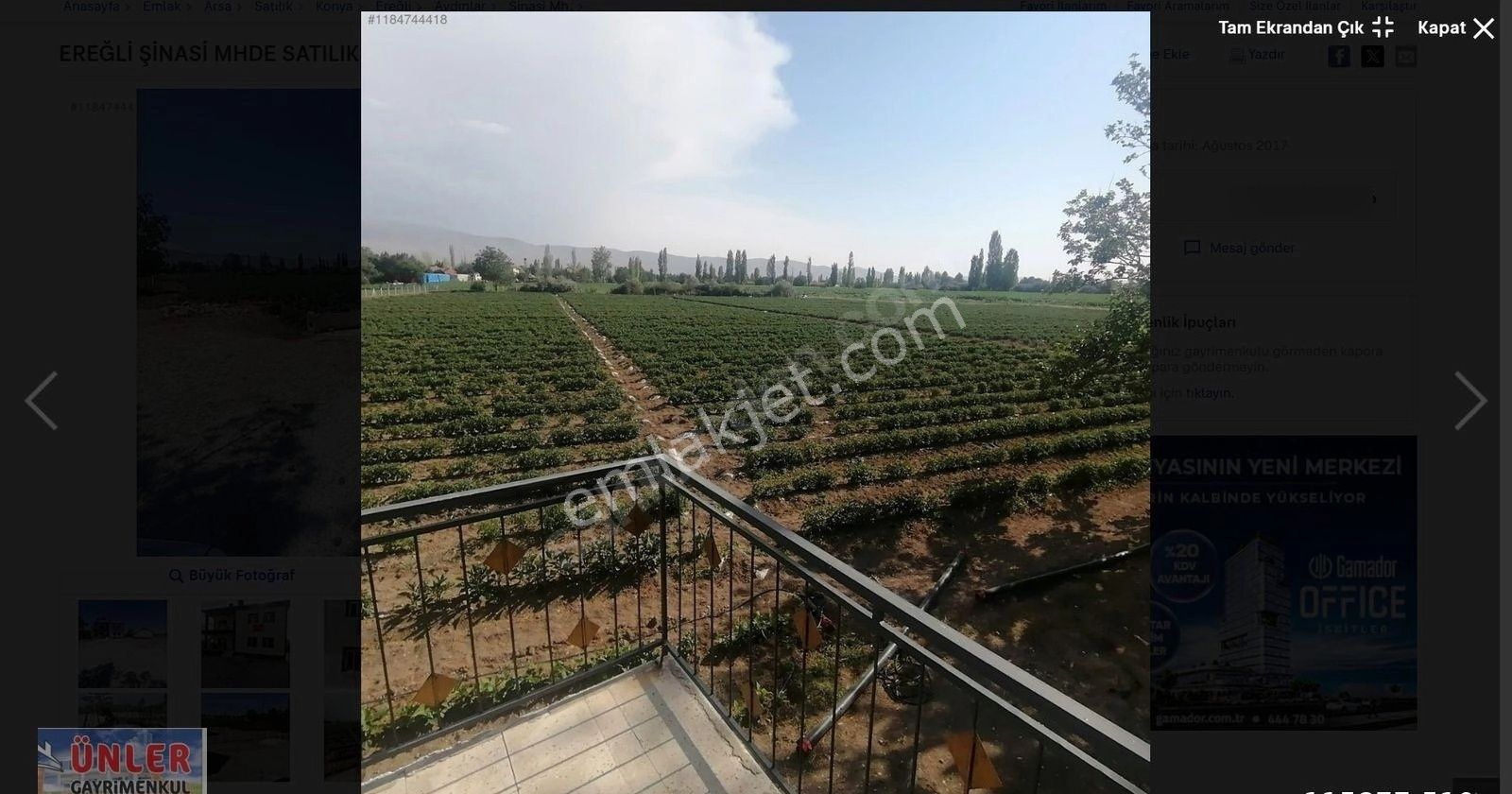 Şinaside Satılık 57 Evlek Çiftlik - Görsel 7