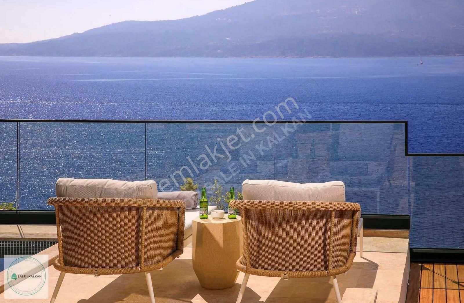 Kalkan Merkezde Denize Sıfır Aylık Kiralık Ultra Lüks Villa - Görsel 29