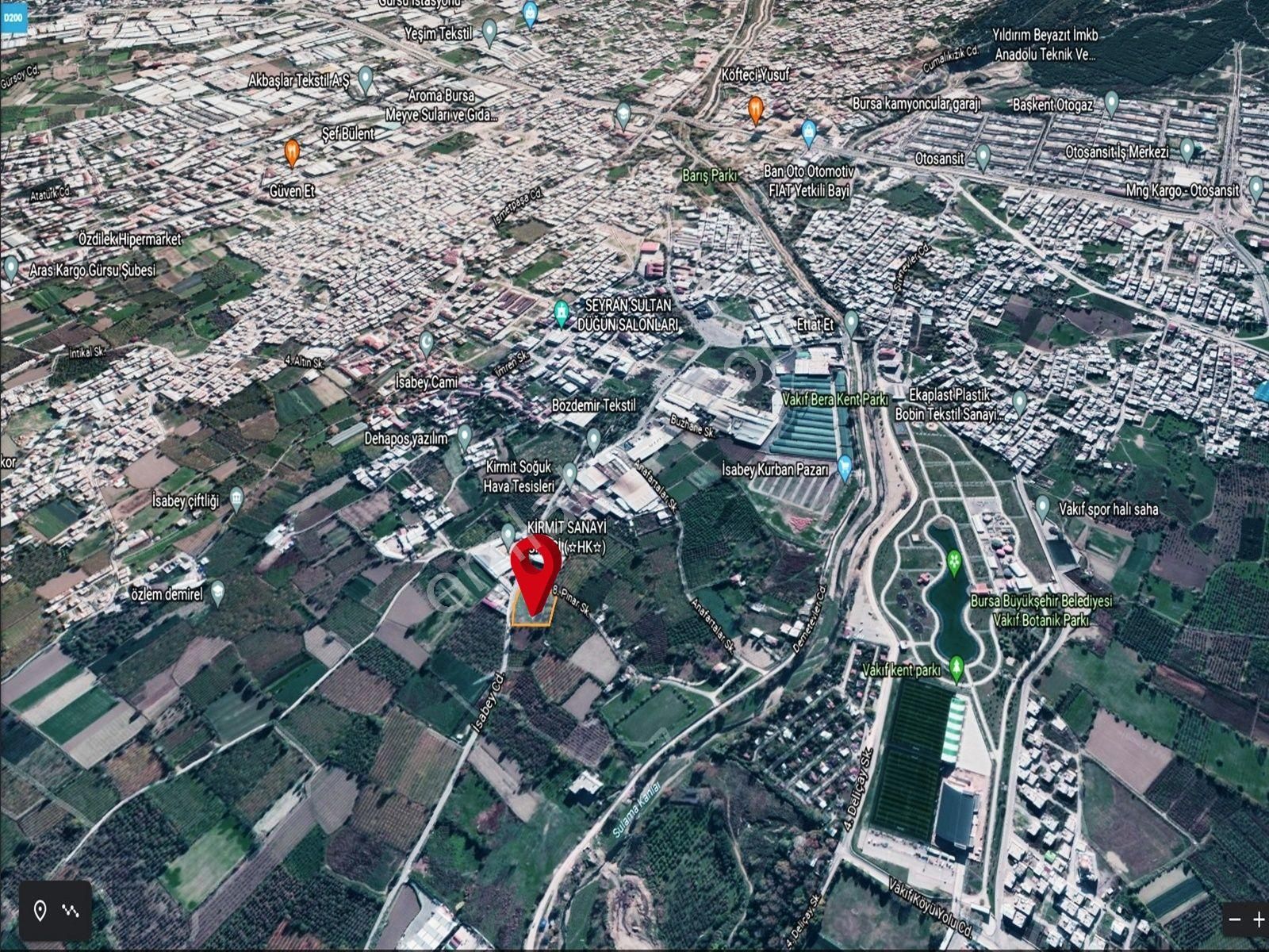 Bursa Yıldırım İsabeyde Yola Cephe Köşe Parsel Satılık Arsa - Görsel 17