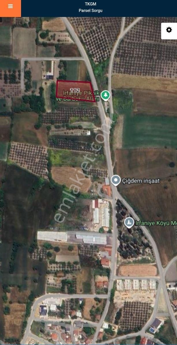 Cb Black'tan Nilüfer İrfaniye'de Asfalt Yola Cephe Satılık Tarla - Görsel 8