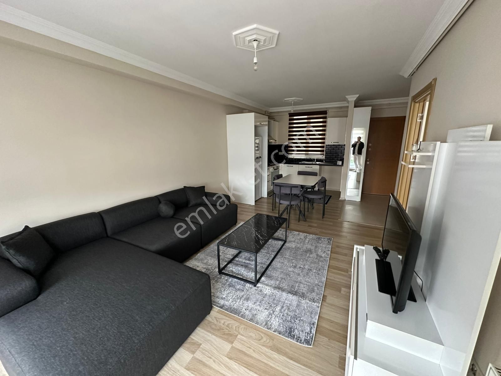 Yenişehir Q Bahçe Sitesi 1+1 Eşyalı Ön Cephe Kiralık Daire - Görsel 6