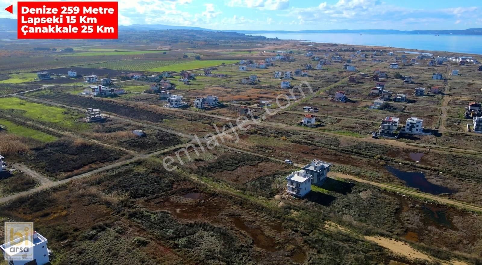 Lapseki Umurbey'de Deniz Kenarı Villa İmarlı 272 M² Arsa - Görsel 14