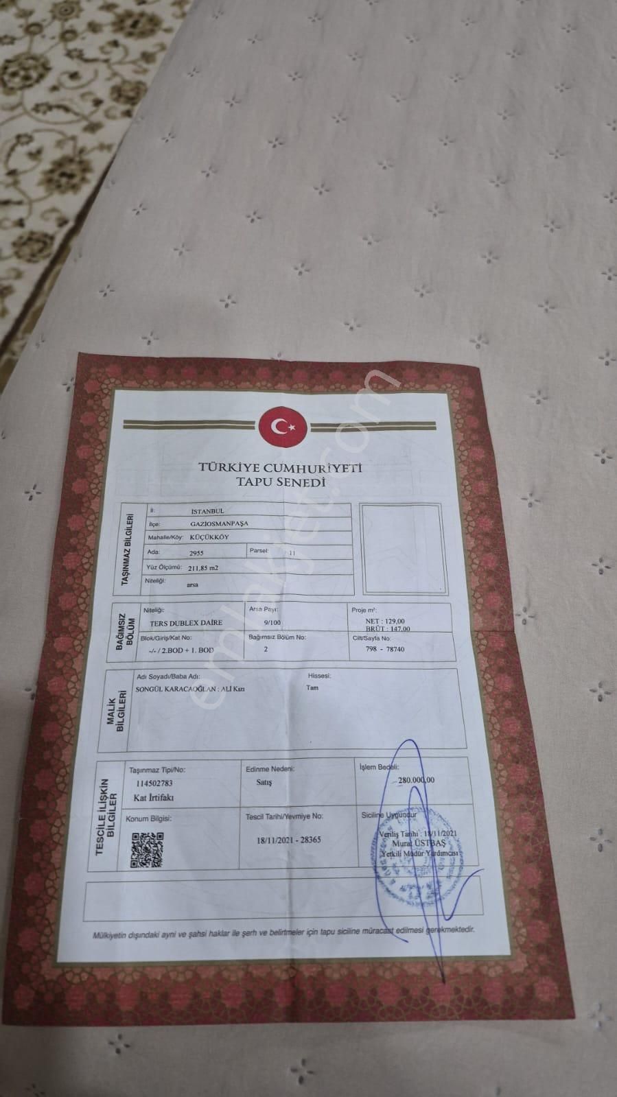 Armax'tan Küçükköy'de Bahçeli Ferah Fırsat 2+2 Ters Dublex.. - Görsel 8