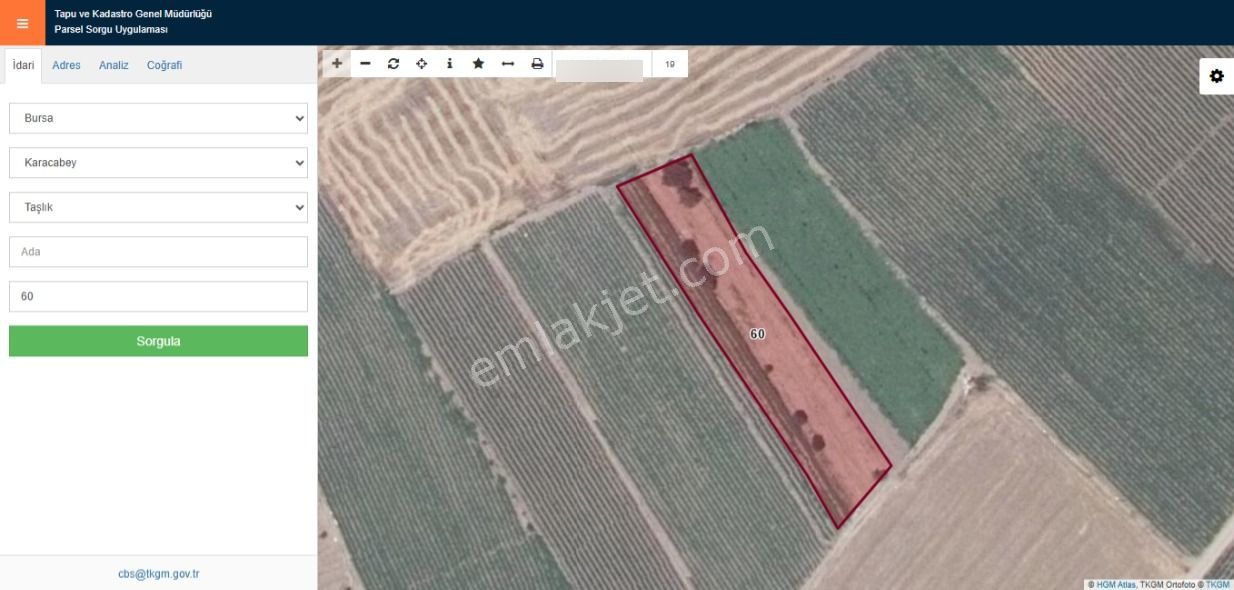 Burhan Ardıç'tan Karacabey Taşlık Mh Teknosab Bölgesi 975 M2