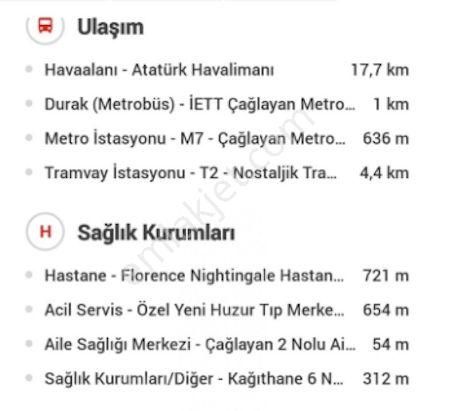 Çağlayanda Asansörlü, Ful Lüks Eşyalı Kiralık 2+1, Ara Kat Daire - Görsel 3