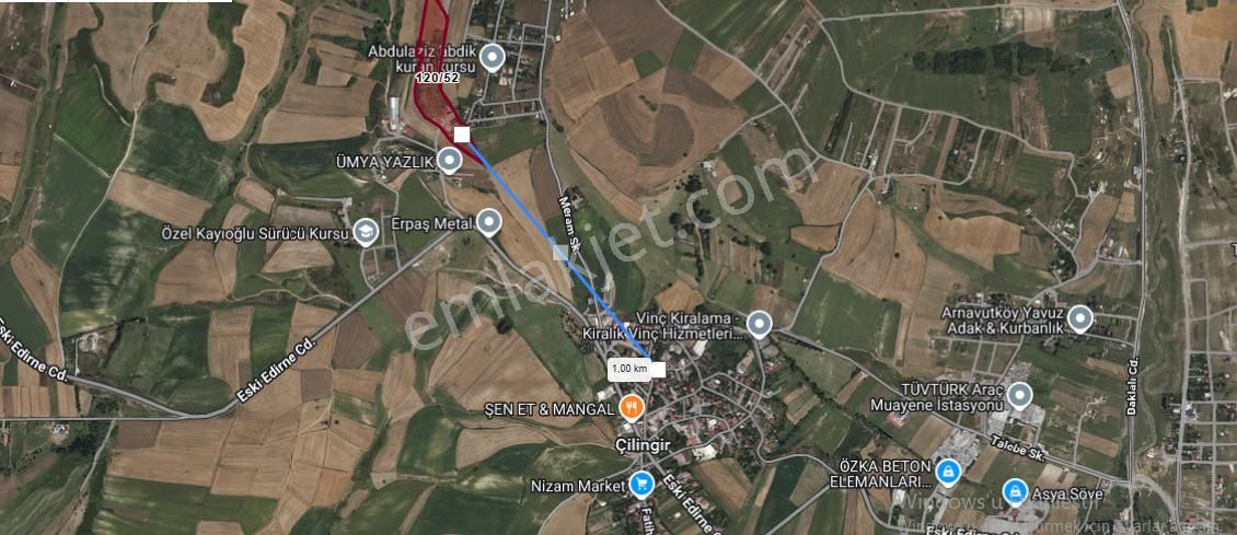 Arnavutköy Çilingirde Satılık Arsa , 119 M2 Çaplı Muvafakatnameli Yolu Var - Görsel 2