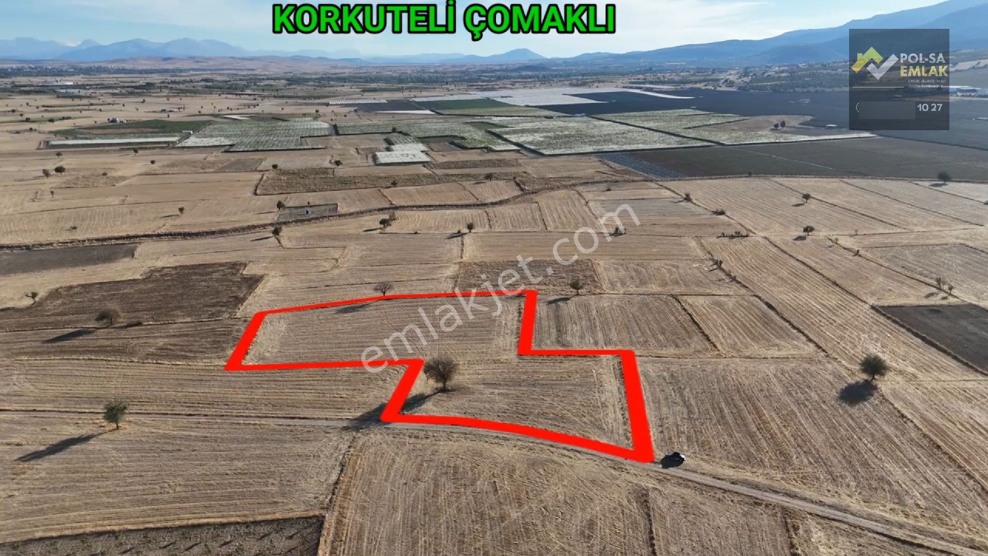 ✅korkuteli✅çomaklı Köyü✅satılık 9.000m2 Tarla✅resmi Yol Var✅elektrik Su Yakın - Görsel 5