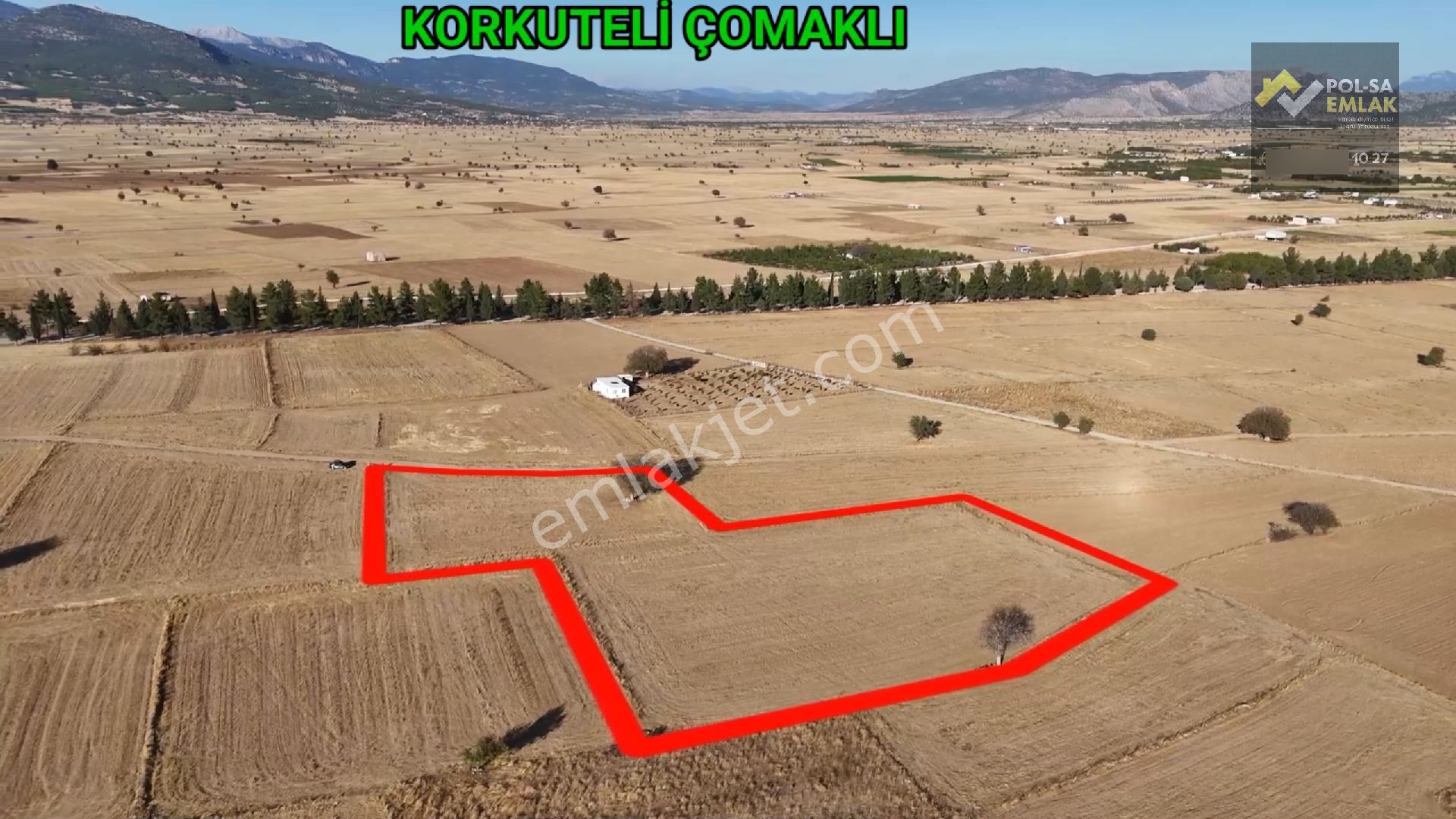 ✅korkuteli✅çomaklı Köyü✅satılık 9.000m2 Tarla✅resmi Yol Var✅elektrik Su Yakın - Görsel 10