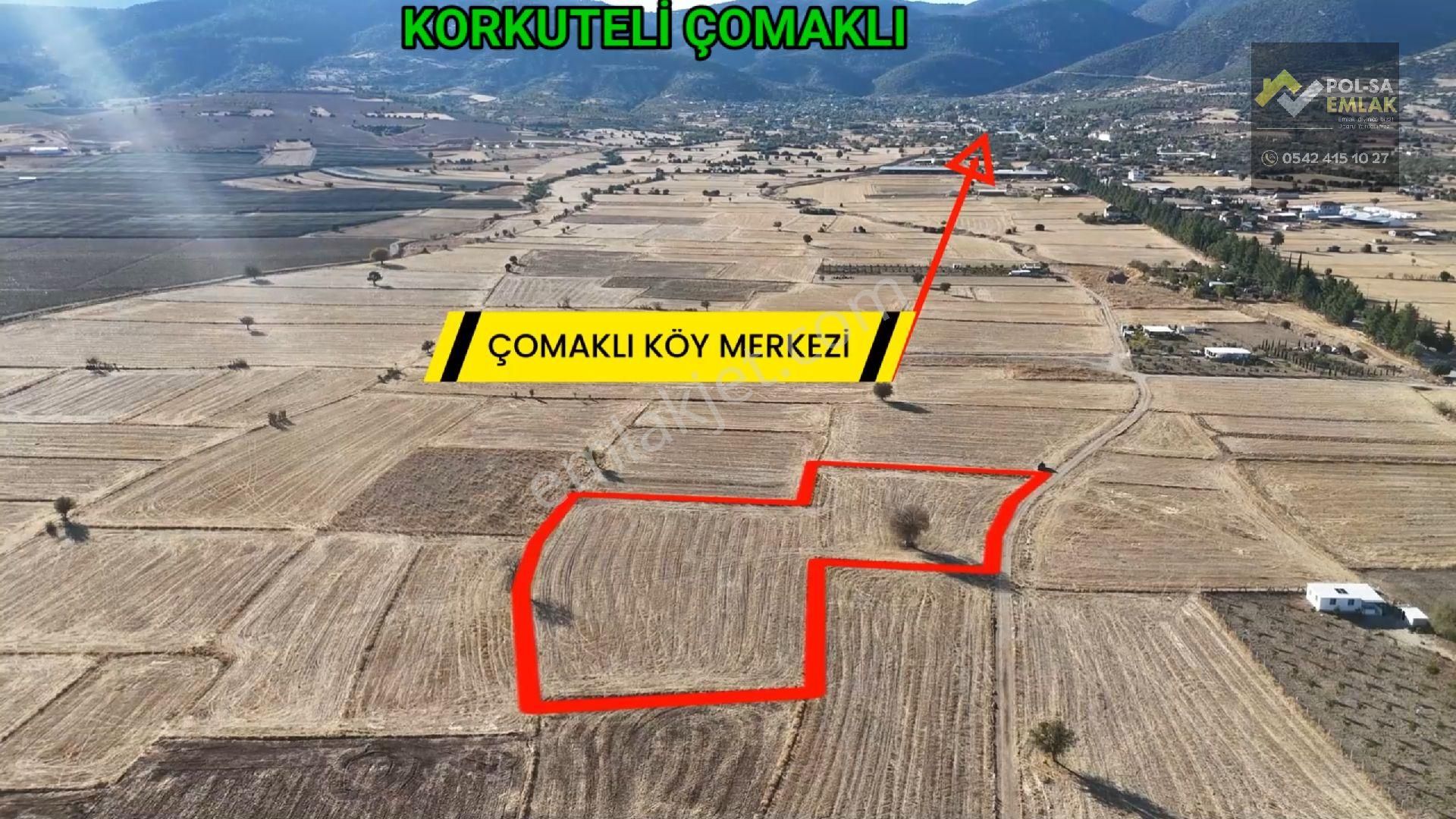 ✅korkuteli✅çomaklı Köyü✅satılık 9.000m2 Tarla✅resmi Yol Var✅elektrik Su Yakın - Görsel 3