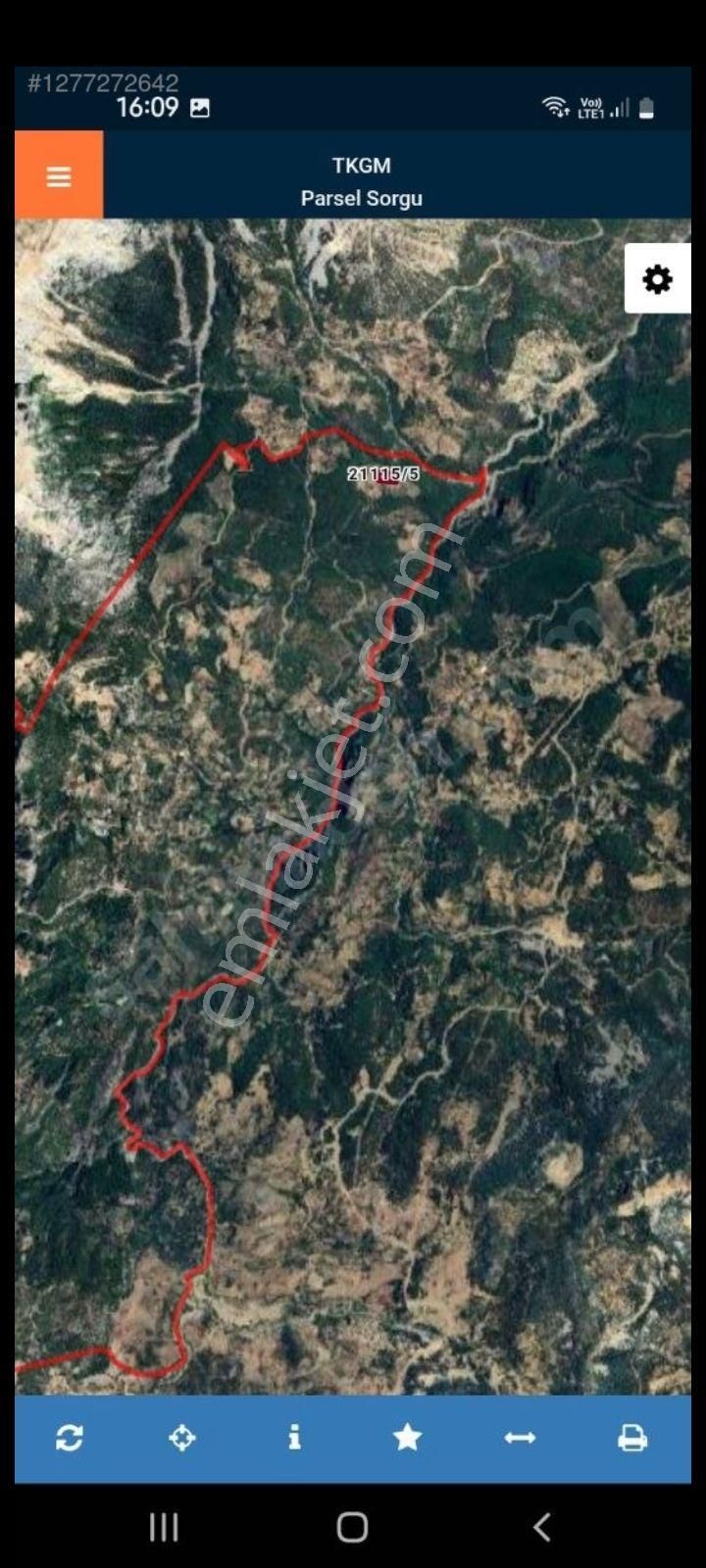 Yarbaşçandırda Tek Tapo Satlık Tarla - Görsel 3