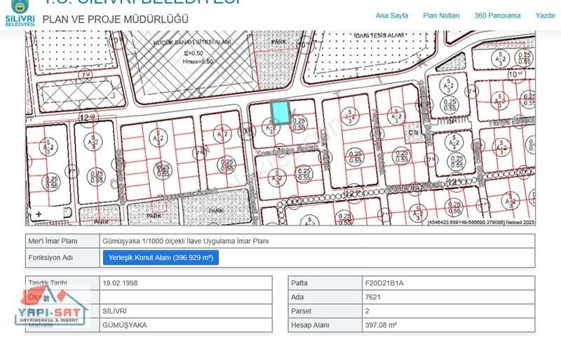 Gümüşyakada Deniz Manzaralı 800m² Park Yanı İmarlı Arsa - Görsel 20