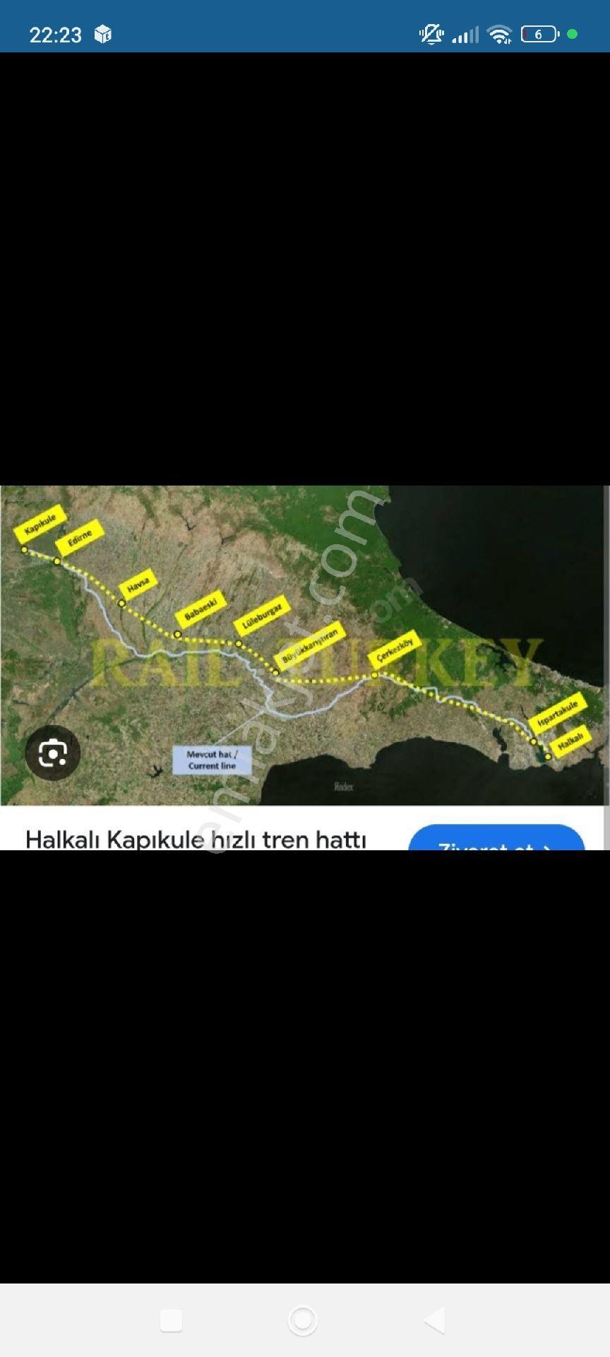 Hızlı Tren Projesi Havsa'da 851 M2 Köşe Parsel Yatırımlık Tarla - Görsel 4