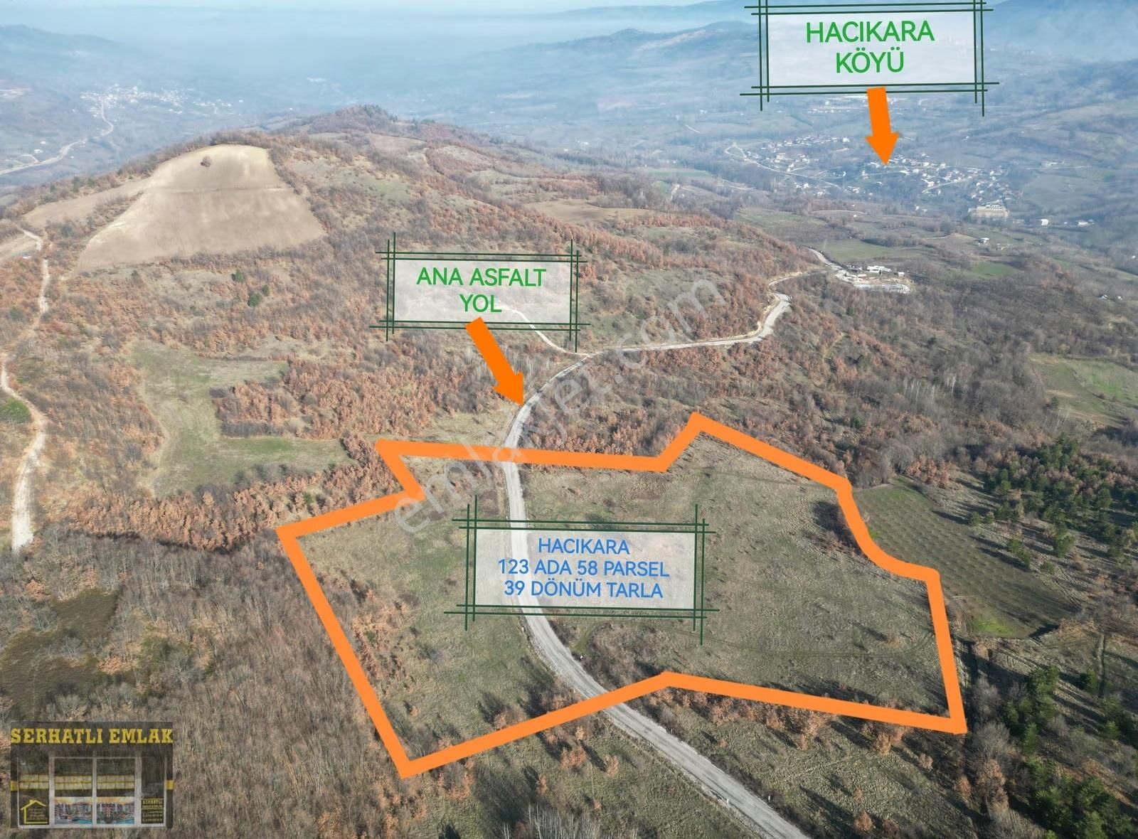 Serhatlı'dan Hacıkara'da Oylat Asfaltına Cephe Fırsat Tarla