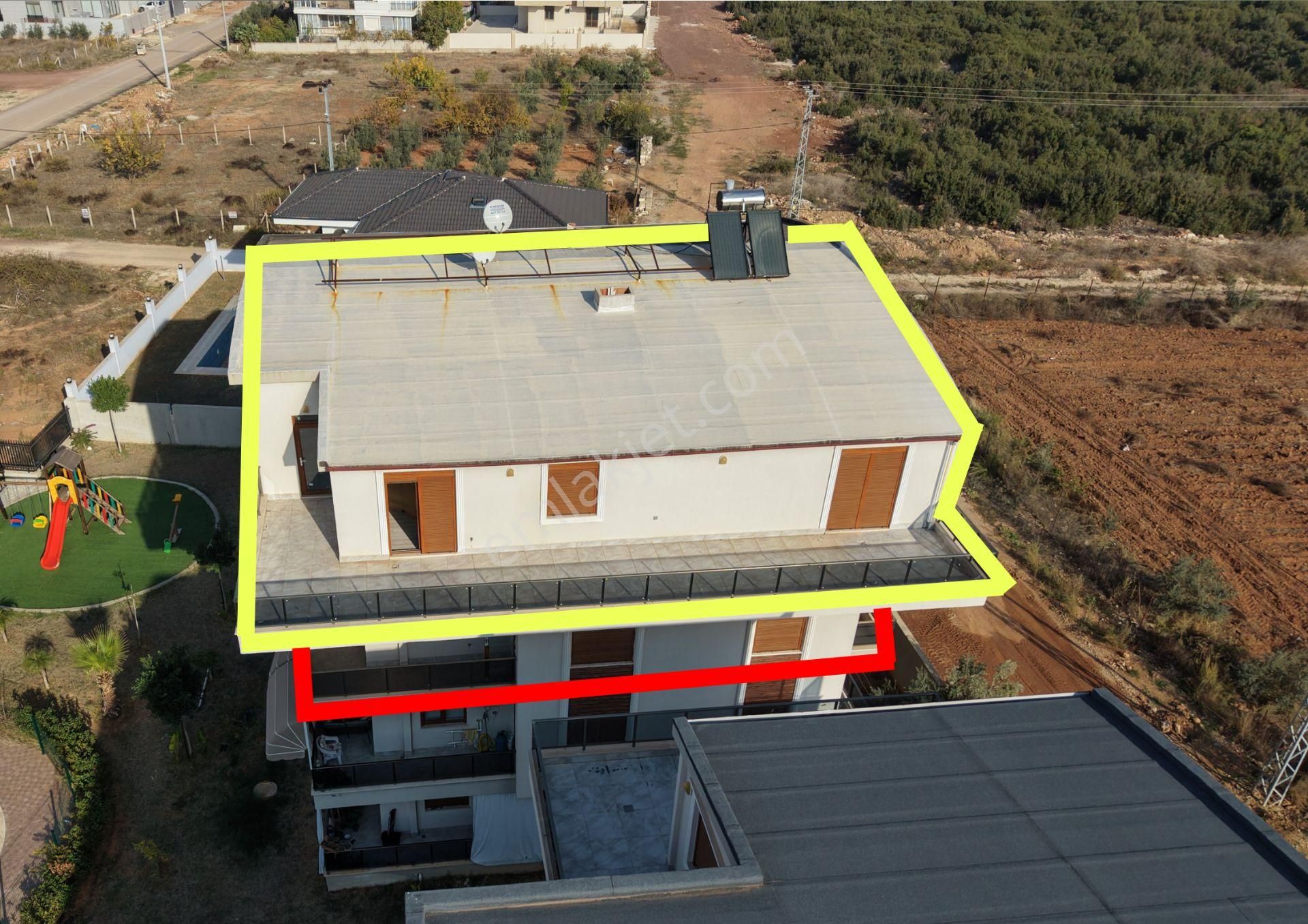 Antalya-döşemealtı-altınkale-kiralık 5+1 Çatı Dublex-sıfır-d.gaz-içi Boş - Görsel 25