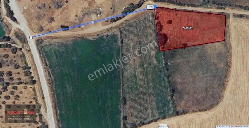 Çanakkale Bayramiç Örenli Köyü 1/3 Hisse Tarla Yola 86m Cephedir