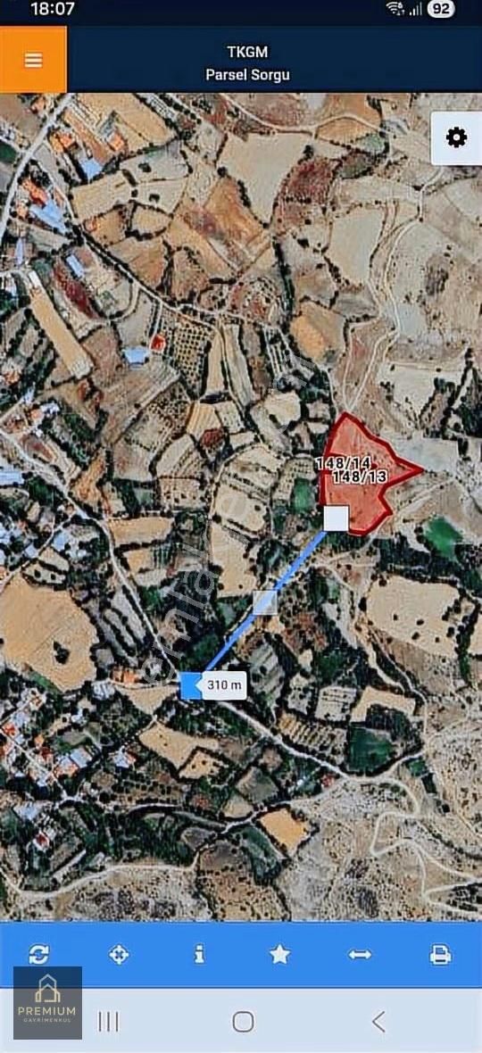 13 Dönüm Su Ve Elektrik Sorunu Yok - Satılık Tarla Burdur Kemer - Görsel 5