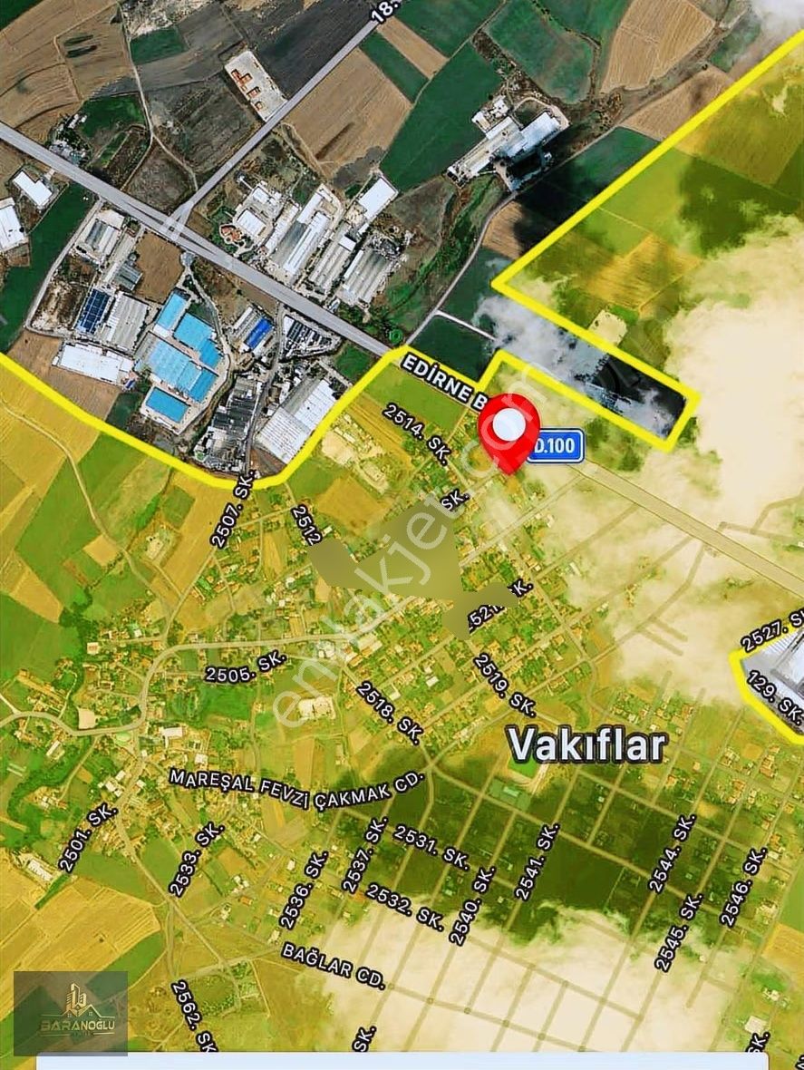 Ergene Vakıflar Köşebaşı 4941 M² Ticari+konut Satılık Arsa - Görsel 6
