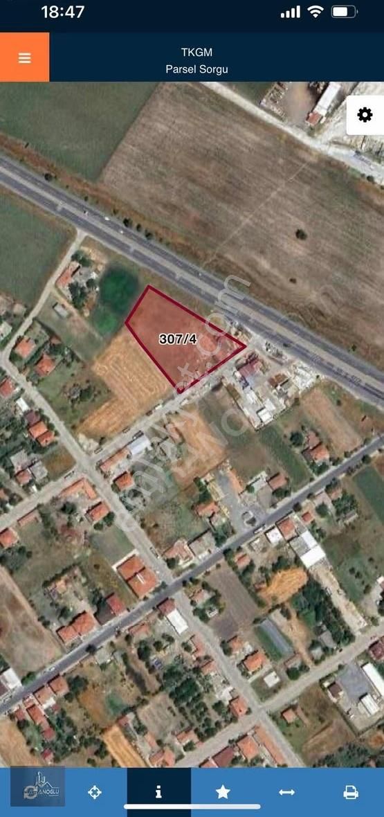 Ergene Vakıflar Köşebaşı 4941 M² Ticari+konut Satılık Arsa - Görsel 5