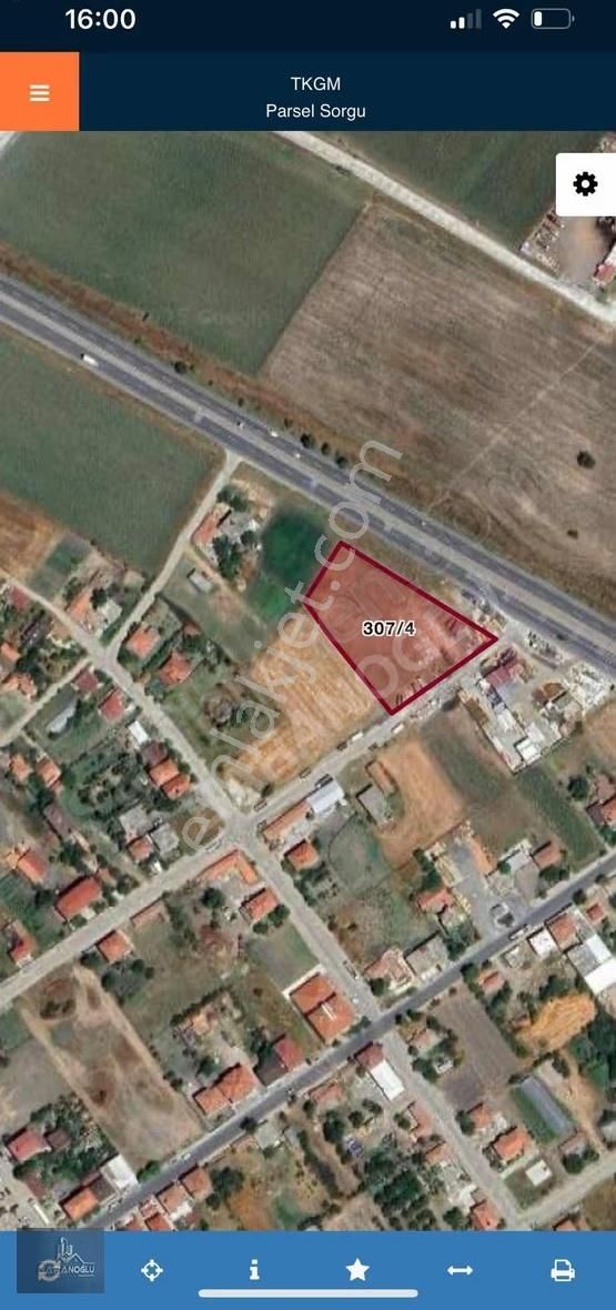 Ergene Vakıflar Köşebaşı 4941 M² Ticari+konut Satılık Arsa - Görsel 4