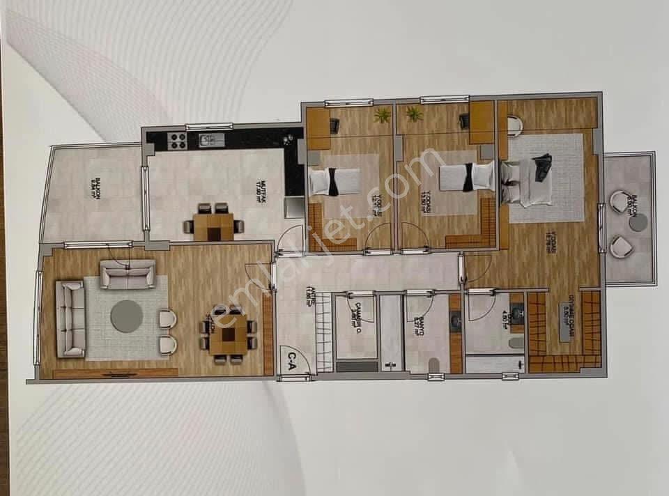 Delta'dan Keşap Emür Rezidans'da Satılık Havuzlu 3+1 Lüks Daire! - Görsel 4