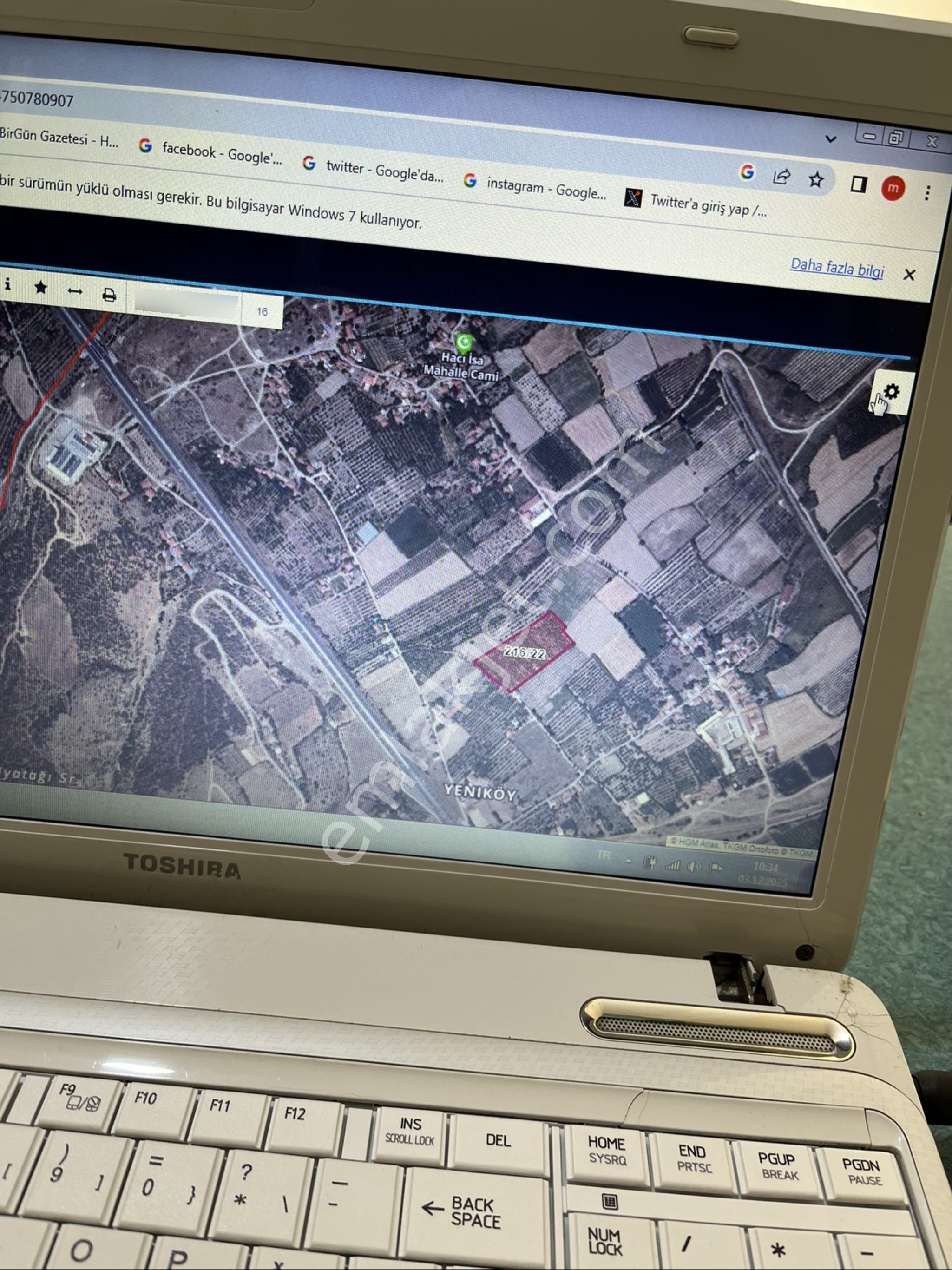 Cetin Emlaktan Yeniköy Mahallesinde Hobi Bahcesi