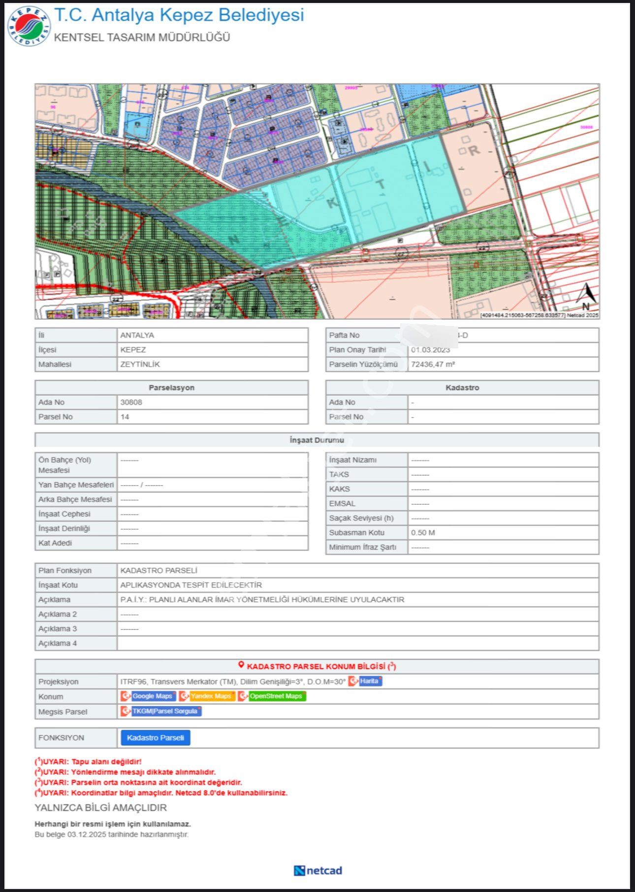 Hurdacılarda Site İçinde 850 M2 Satılık İmarlı Arsa