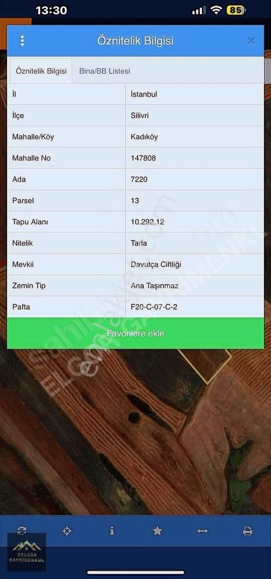 Silivri Kadıköyde 318m2 Muhavakatnameli Köye Yakın Satılık Tarla - Görsel 2