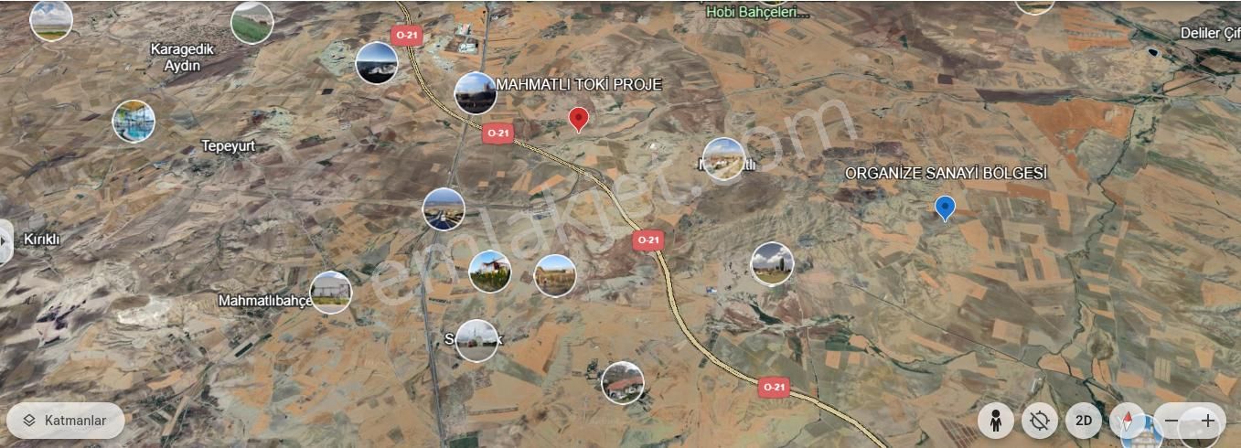 Toki Projesi İçi Asvalt Cepeli 300m2 2 Daire Getirili Arsalar - Görsel 5